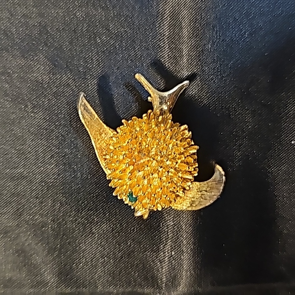 Vintage Puffer Fish Broach